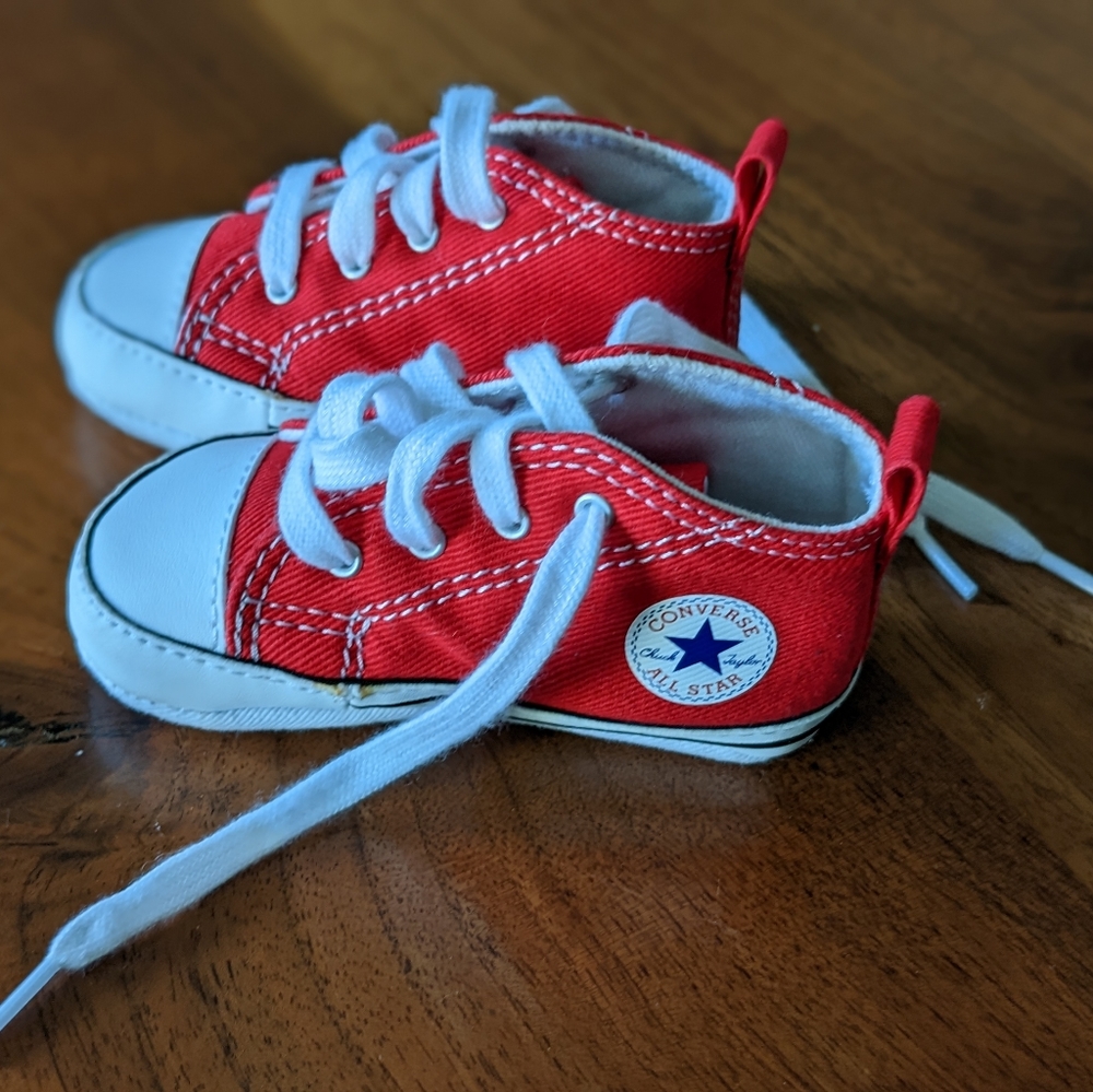 Baby Converse - Red - Chuck Taylors